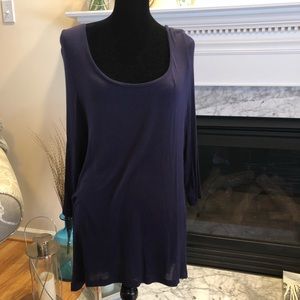 Lane Bryant Pleated Back Blouse